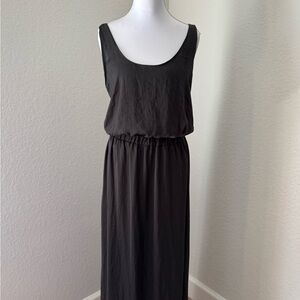 Black Sleeveless Maxi Dress